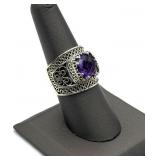 .925 Sterling Silver Designer Ring