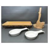 Belaverra Rectangular Ceramic Dish Saucer & More!