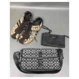 Coach Kathleen Sz 9, Signature Bag & Wristlet