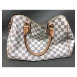 Louis Vuitton Dameir Azur Handbag Designer