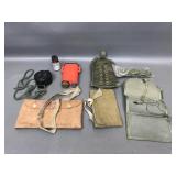 Ww2 Era Military Money Belt & More!