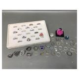 Vintage To Modern Costume Jewelry Rings