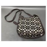 Coach Signature Canvas Cross Body Monogram Bag