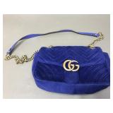 Gucci Marmont Velvet Quilted Handbag