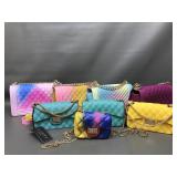 Women's Rubber Quilted Purses & Handbags