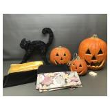 Pumpkin Lanterns Set Of 3, Fabric & More!