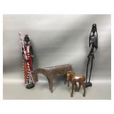 Hand-carved African Wooden Figures & More