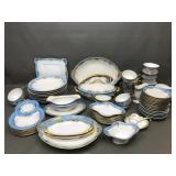 Limogens, France Handpainted 98 Pc Porcelain Set