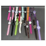 Rubber Wrist Band Ladies Watches