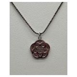 Sterling Silver Disney Epcot Center Necklace