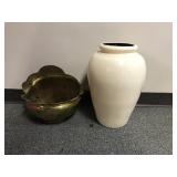 Brass Scalloped Wall Planter & More!