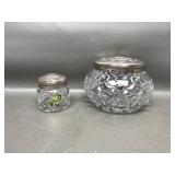 Signed Waterford Crystal Glass Jars