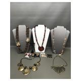 Vtg Brass Copper Basketweave Necklace...