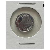 1 Gram .999 Fine Silver Bar