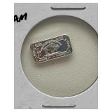 1 Gram .999 Fine Silver Bar
