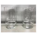 Pair Of Hurricane Vases