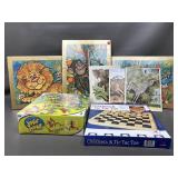 Vtg wall plaques, golden book puzzles & more!