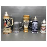 Frankfurt & Musical Luster Style Beer Stein &more!