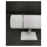 Sparkling Sterling Silver Tennis Bracelet