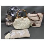 Handmade Women's Woven Raffia Clutch & More