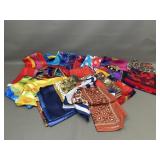 Vtg Berkshire Vibrant Geometric Print Scarf, Head