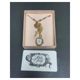 Kirks Folly Angelic Time Traveler Watch Necklace