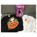 Maleficent Costume& Halloween Crewnecks