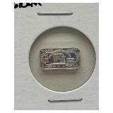 1 Gram .999 Fine Silver Bar