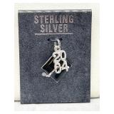 Sterling Silver 2004 Graduate Pendant