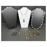 1980's Egyptian Revival Style Costume Jewelry