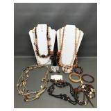 Carved Wood, Mother Of Pearl & More Boho Jewelry