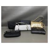 Small Black Beaded Satin Shoulder Bags & More