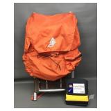 Hiking Backpack With Metal Backing & More