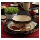 Pflatzgraff Painted Poppies Ceramicware16pc Set