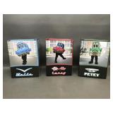 Motor City Wheels Cam Green Bobble Heads Detroit