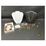 Vtg Liz Claiborne, Nolan Miller Costume Jewelry +