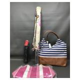Bueno Collection Striped Canvas Bag & More