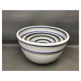 Handmade Pottery Larson Signed Nesting Bowls