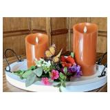 Luminara Faux Rust Candles + More