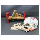 Vintage Playskool Pounding Bench &