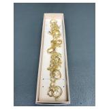 Kirk's Folly Angels Gold Tone Charm Bracelet