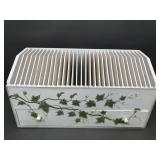 31 Day Wooden Memo File W/drawer Floral Design