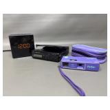 Sony Discman, Alarm Clock, Vivitar Point 'n Shoot