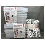 Bucket-up Storage Set & Ultra Plush Throw