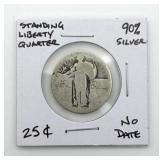 Standing Liberty Quarter 90% Silver Coin