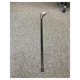 Jesse James Novelty Metal Gun Walking Stick