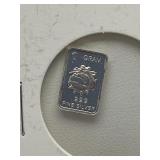 1 Gram .999 Fine Silver Bar