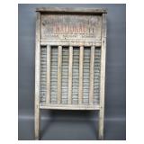 Antique National Washboard Company Wooden Board