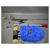 Vtg Fishing Poles, Grabbing Tool & More!