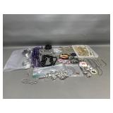 Vintage Costume Jewelry Assortment & Watches